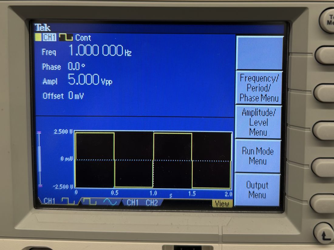 Tektronix AFG3022C dual channel arbitrary function generator