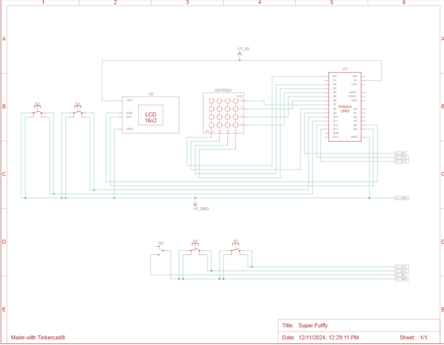 Binary Calculator Circuit